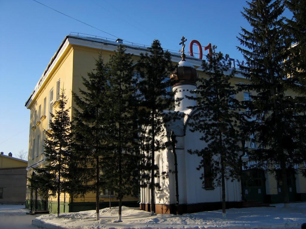 Часовня в память Великомученика Георгия Победоносца (февраль 2012г)