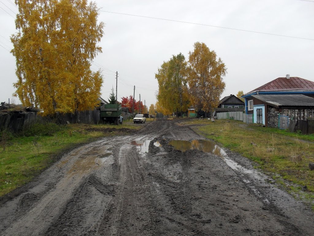 Улица Комарова.
