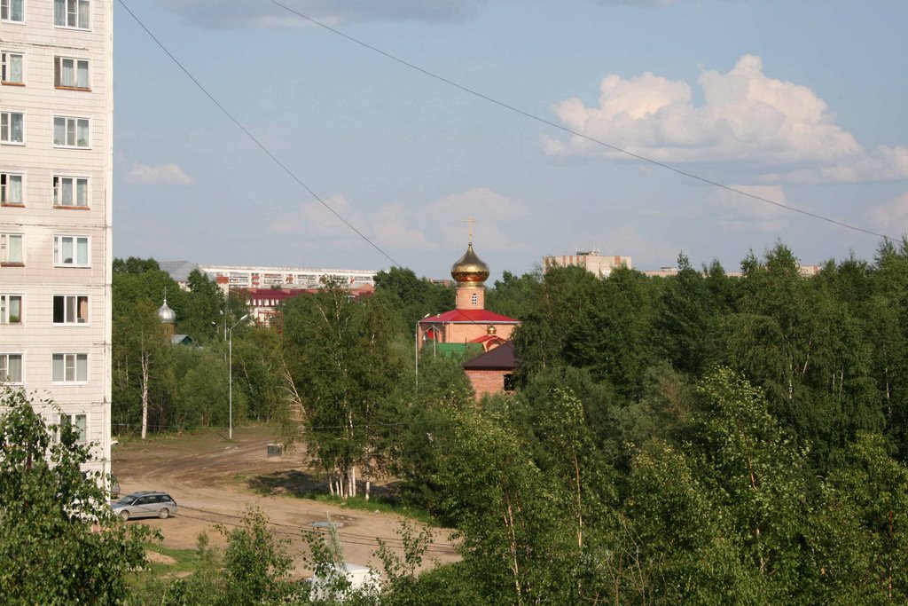 Из окна общаги.