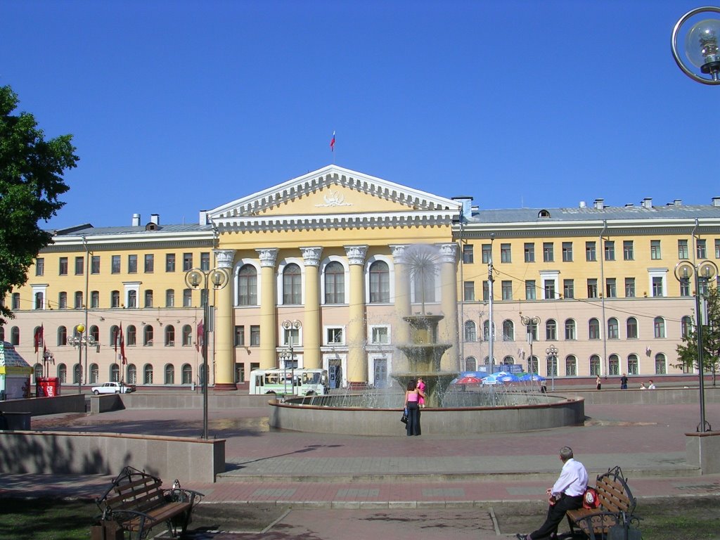 Russia, Tomsk, TUSUR, Main Building/ Россия, Томск, ТУСУР (ТИАСУР, ТИРЭТ) Главный Корпус