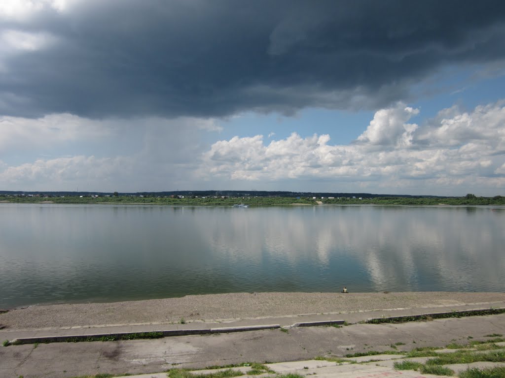 Река Томь. River Tom.