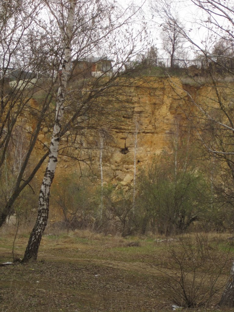 Тула. Барсуковский карьер (1931г.). Бутовый камень и известняк для Тулачермета. 24/04/2010г.