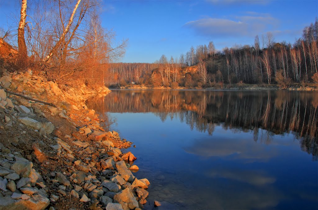 Зона отдыха Барсуки осенью