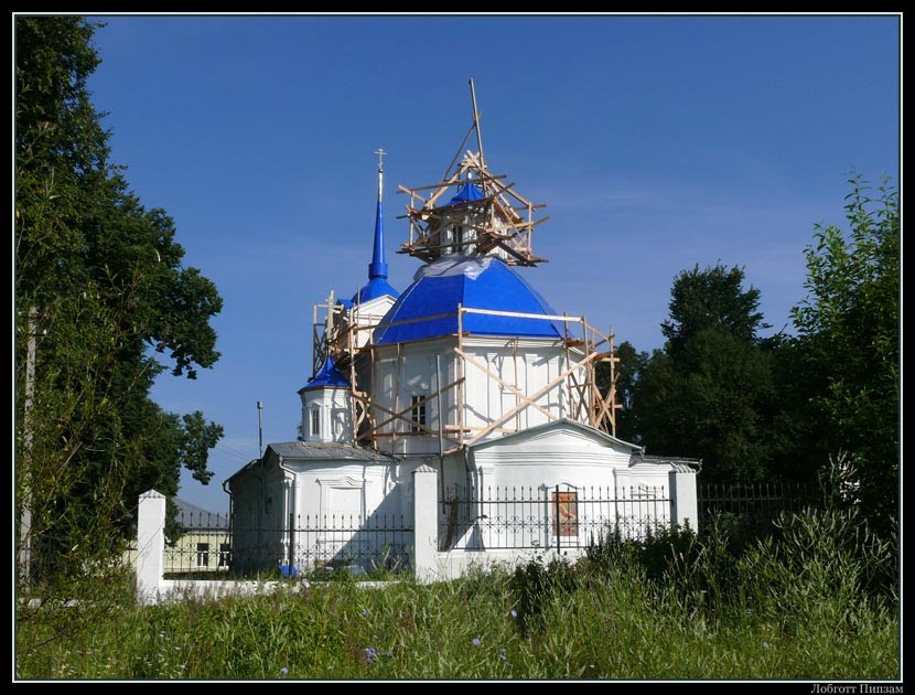 Велегож. Церковь Рождества Пресвятой Богородицы. Июль 2009 года