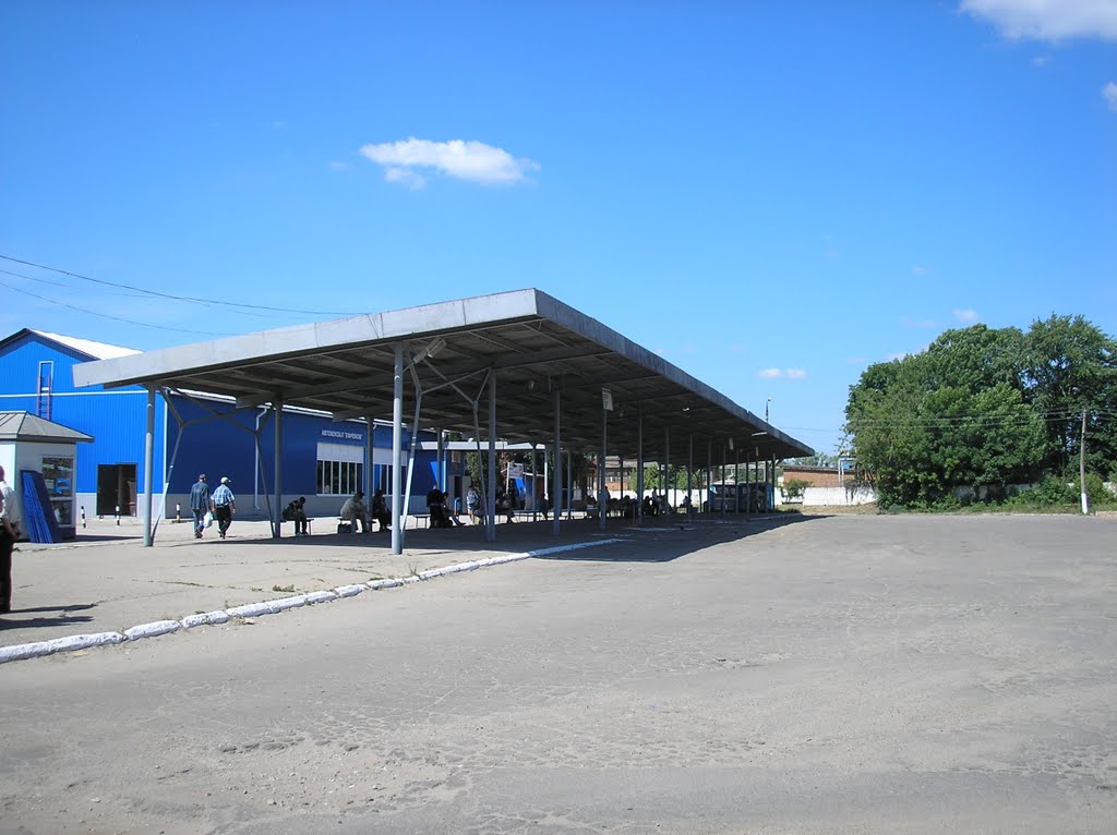 Road service station of Efremov city.