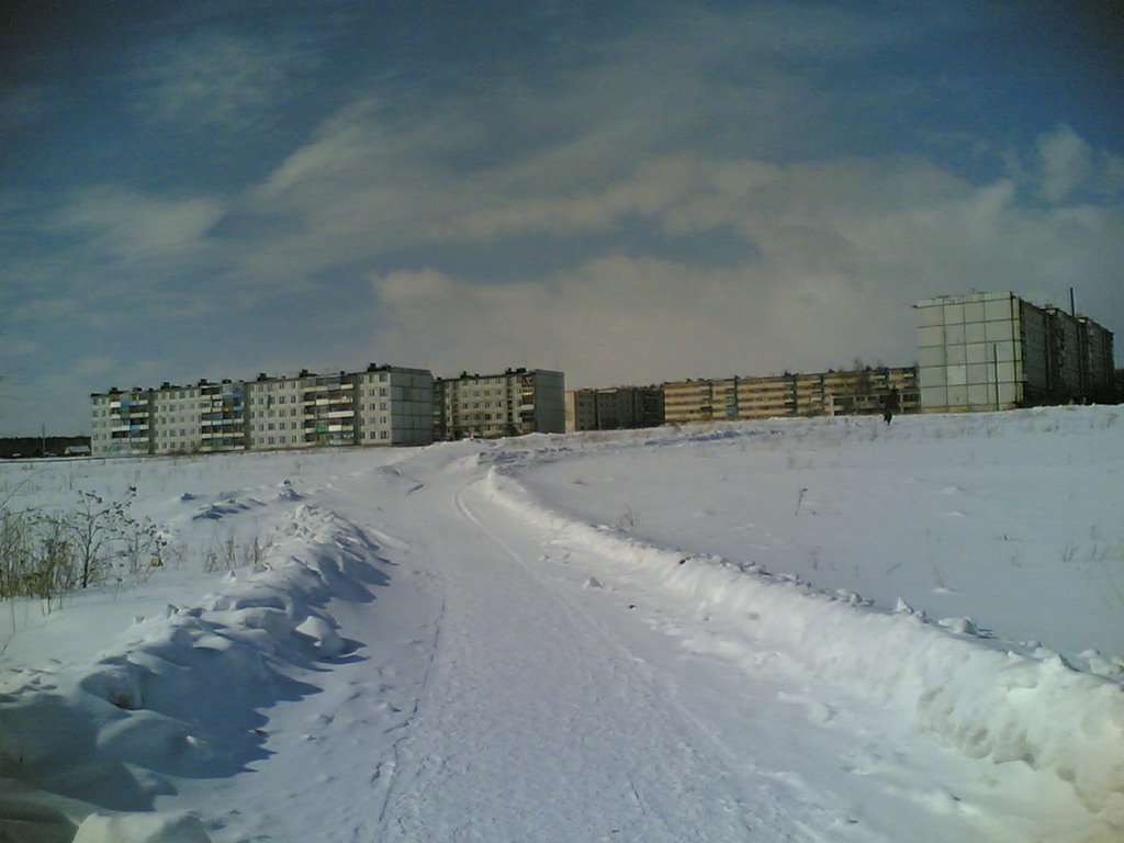 Ленинкий, ул.Микрорайон 1 вид с Востока