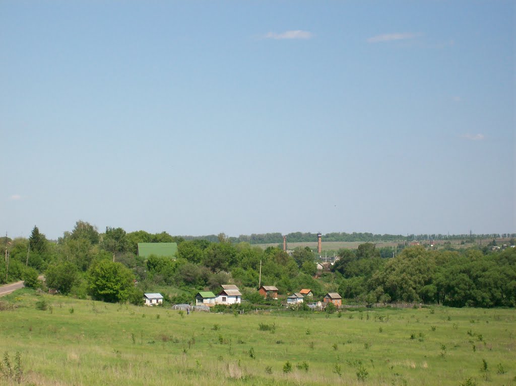 Плавск. Домики близ реки