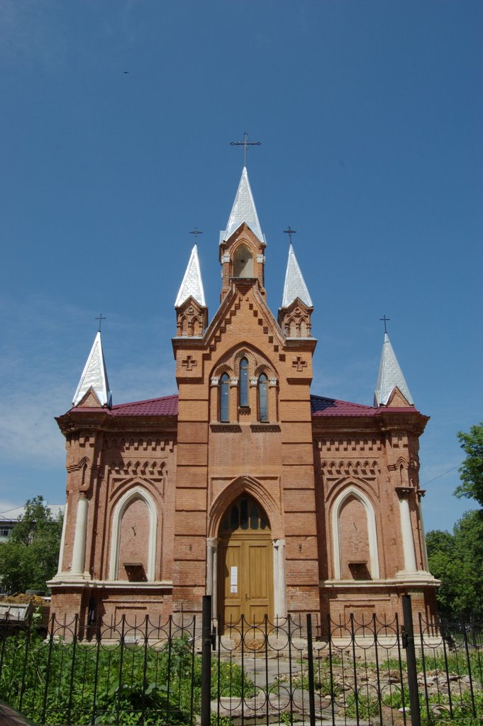 Единственный католический храм в Туле