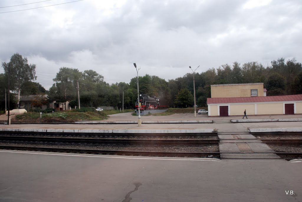 Ветеран железных дорог.  Фото Виктора Белоусова.