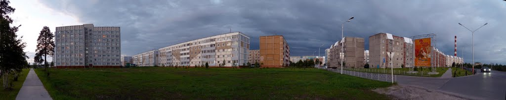 Ночная панорама ул.Прибалтийской (Baltic Street. Panorama)180*