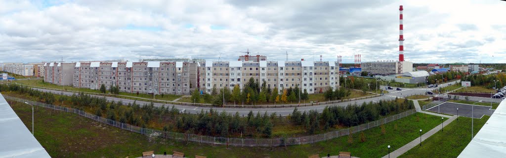 Панорама ул.Прибалтийской со здания ПУ