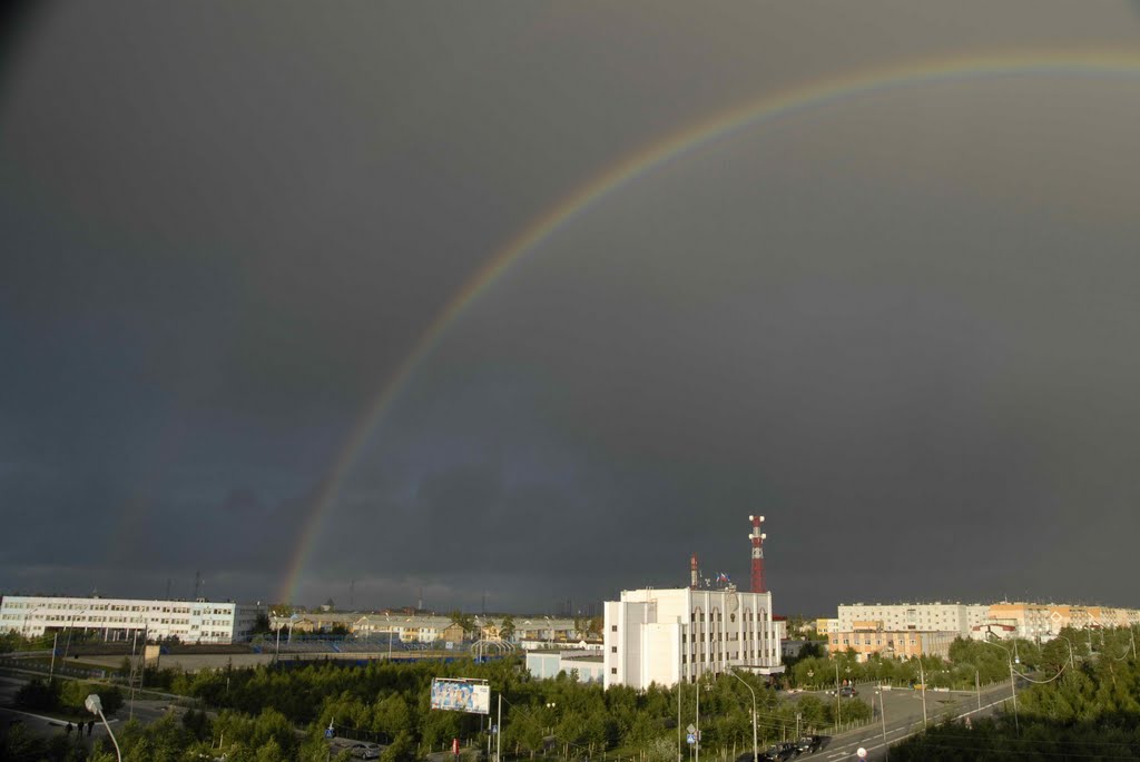 Радуга над городом. 27.07.2009 г.