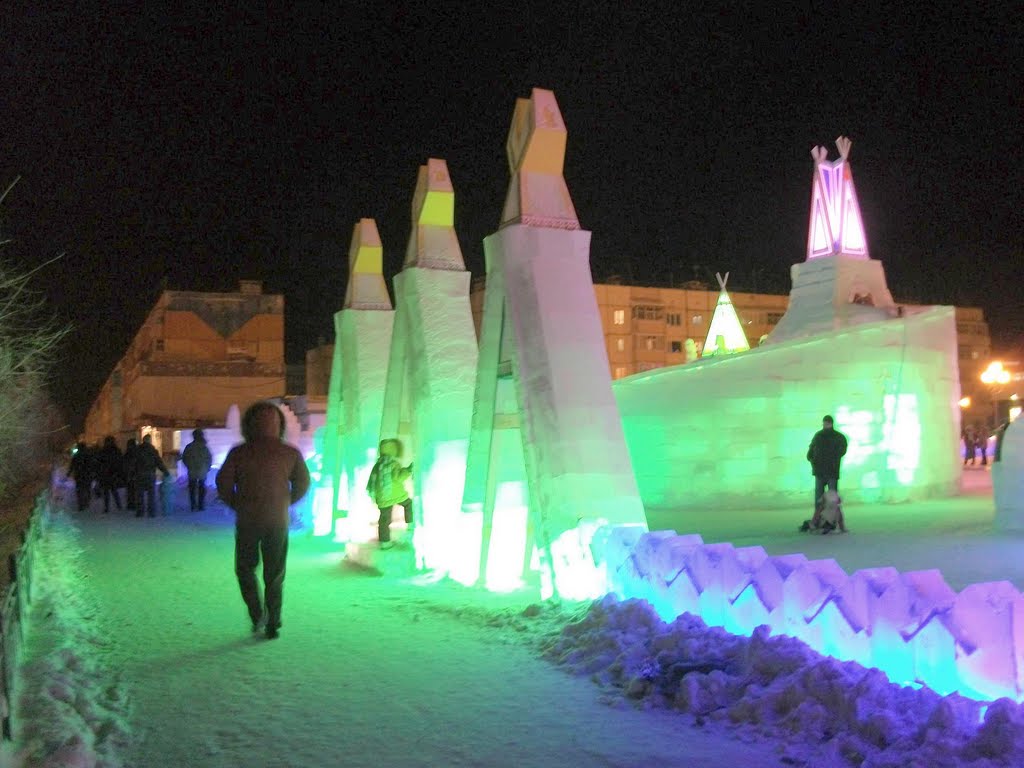 Вход в ледовый городок - НГ_2011