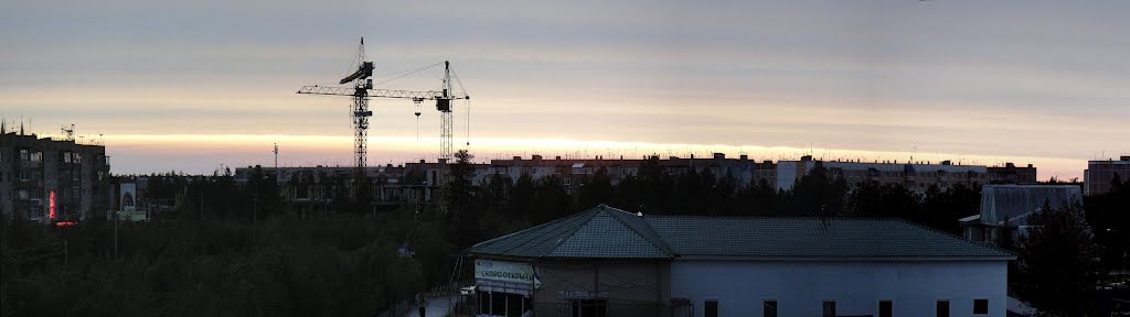 Муравленко июль 2012 поздний вечер