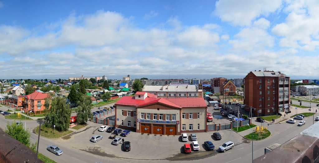 View of the city of Ishim.