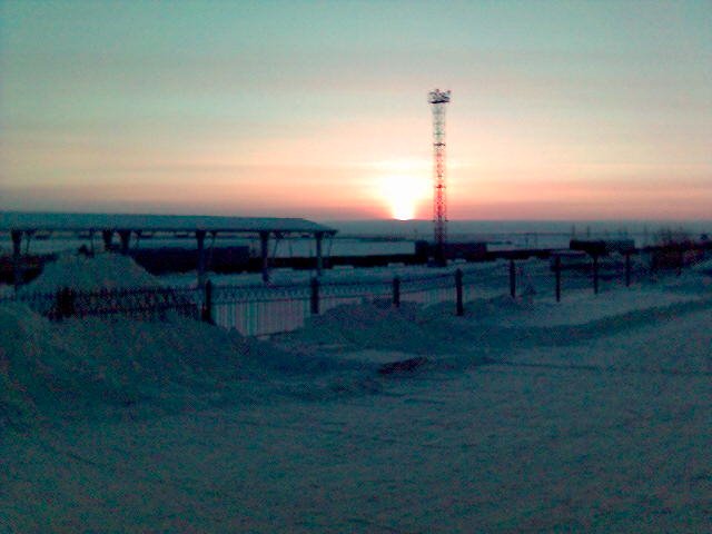 -38*C Zahod solnca