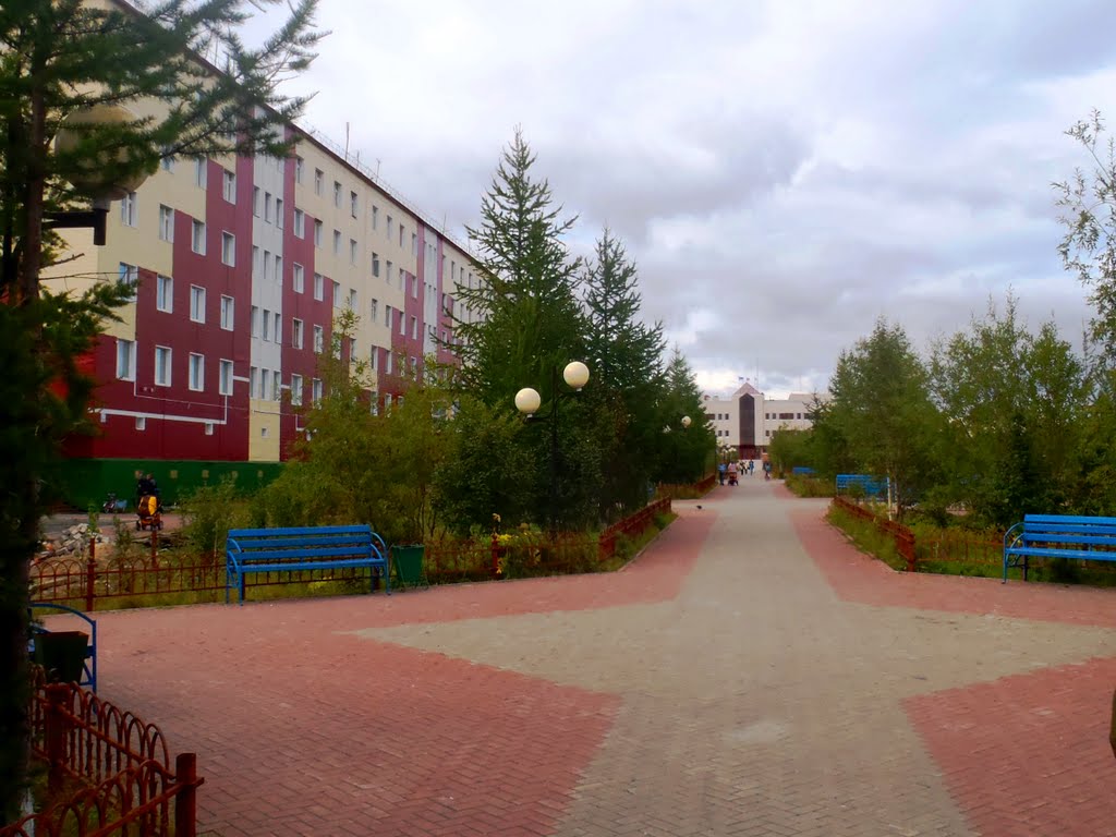 Поселок Лабытнанги. Август 2010 года.