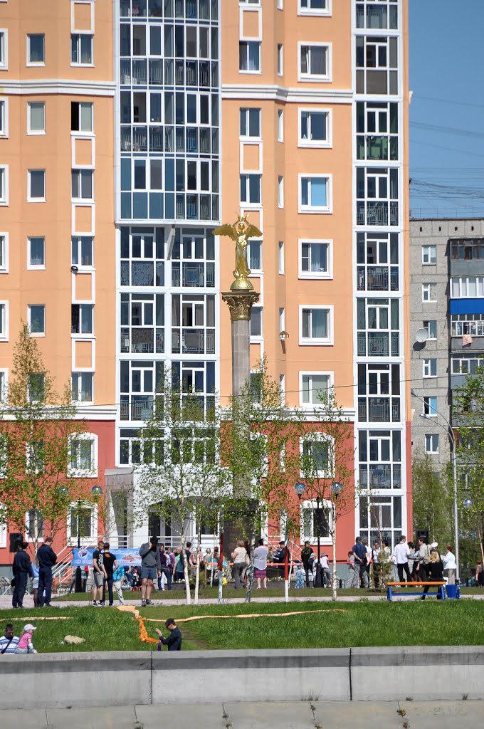 Opening ceremony of monument to Patrons "Kind Angel of Peace" in Nizhnevartovsk