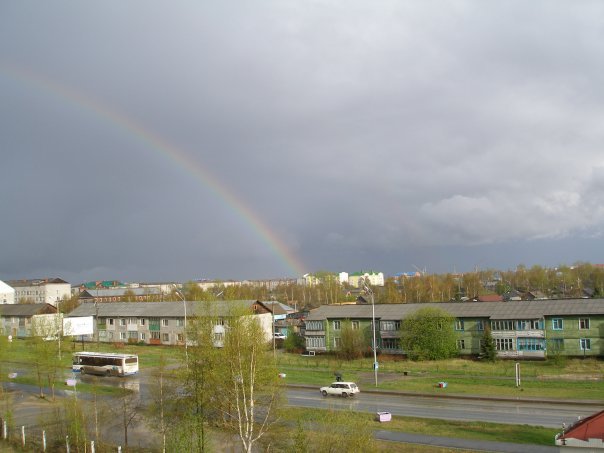 Радуга над городом