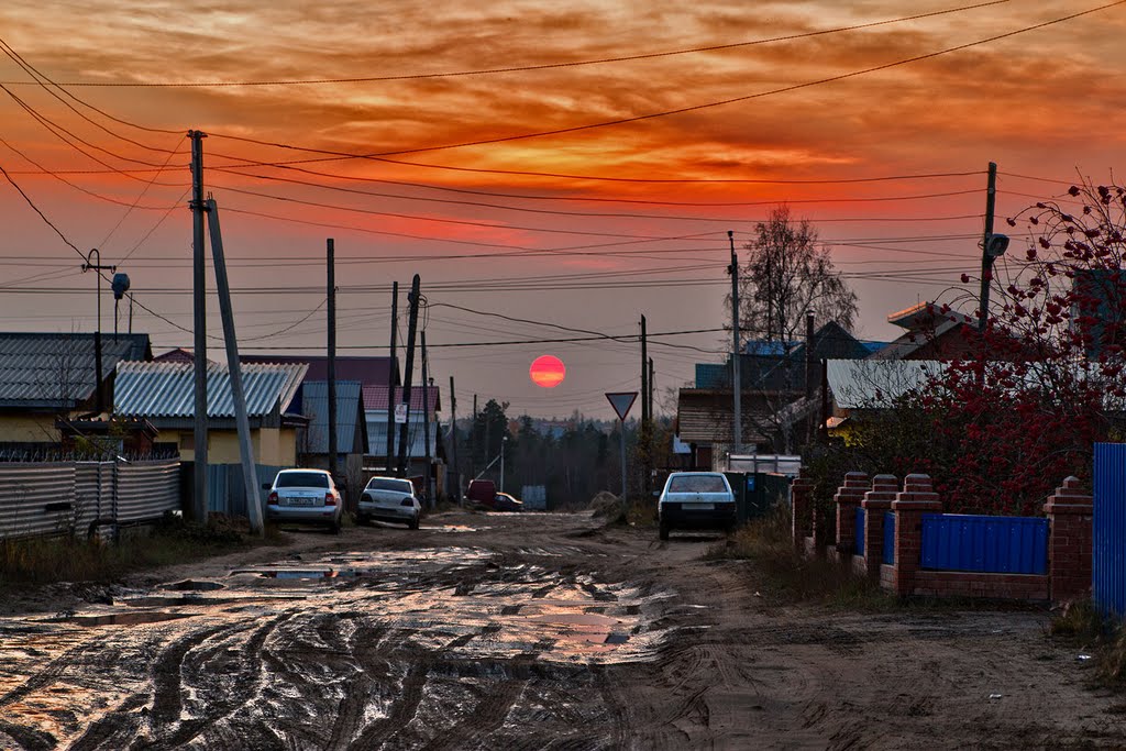 Flower street / Улица Цветочная
