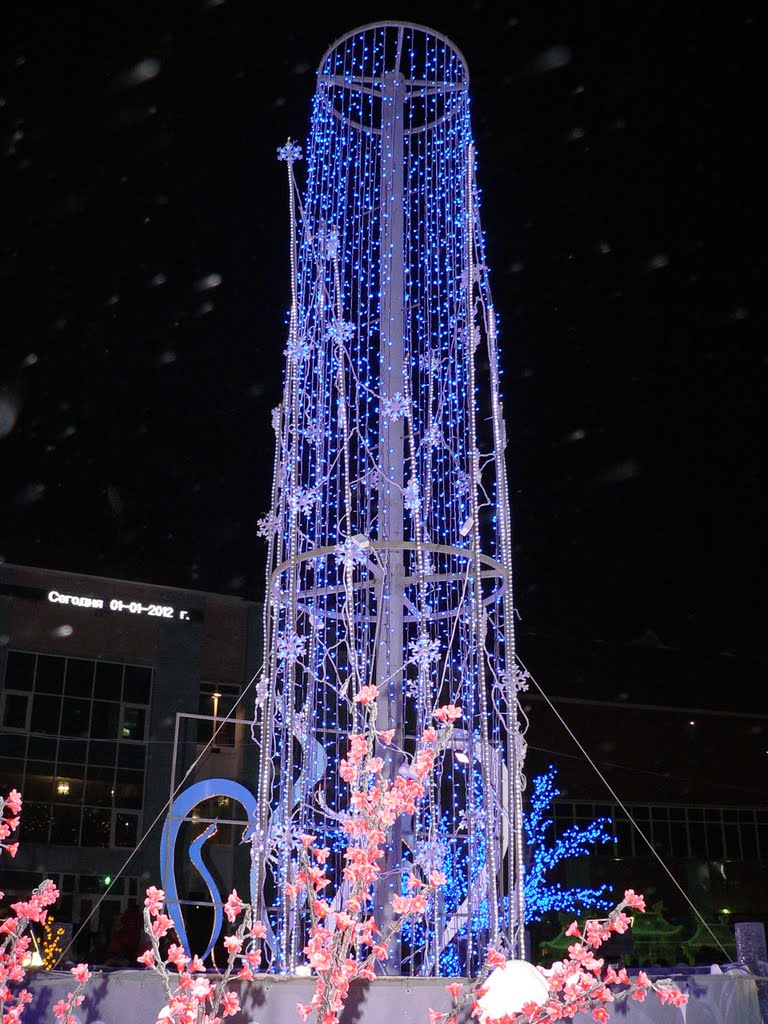 Cylindrical Christmas tree/Цилиндрическая новогодняя ёлка