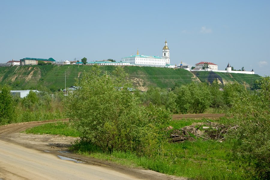 Вид на Кремль, расположенный на вершине Троицкого мыса / View of the Kremlin located at top of Troitsk cape (14/06/2008)