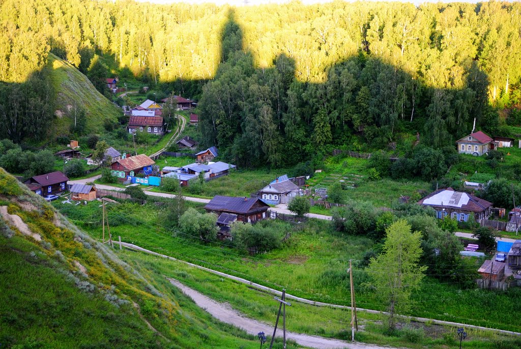 Тень Кремля на старом городе