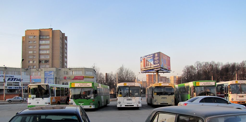 Привокзальная площадь(Тюмень) 2010г Railway area
