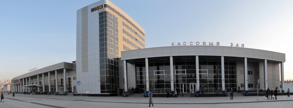Новое здание вокзала(Тюмень)2010гNew railway station(Tumen)