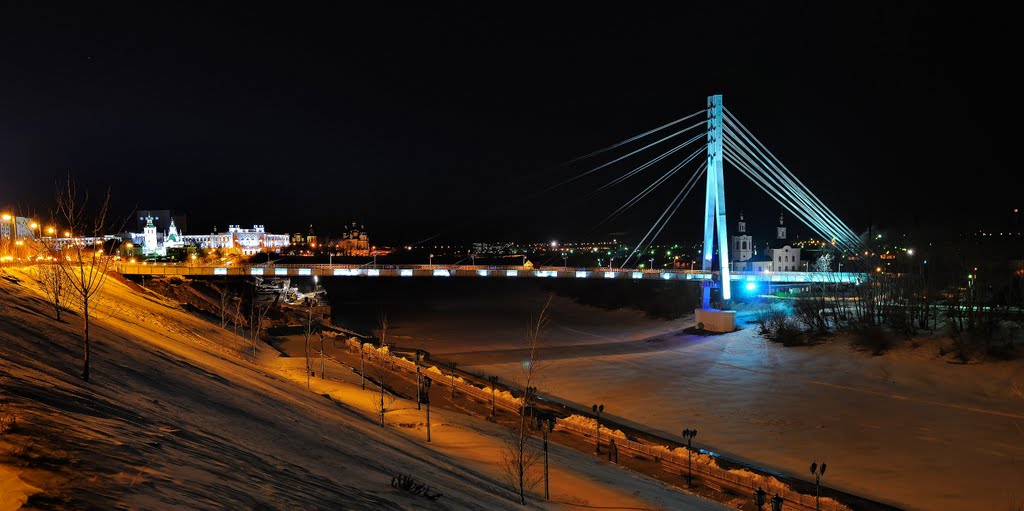 Панорама моста Влюблённых
