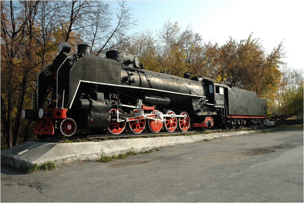 Тюмень. Паровоз.