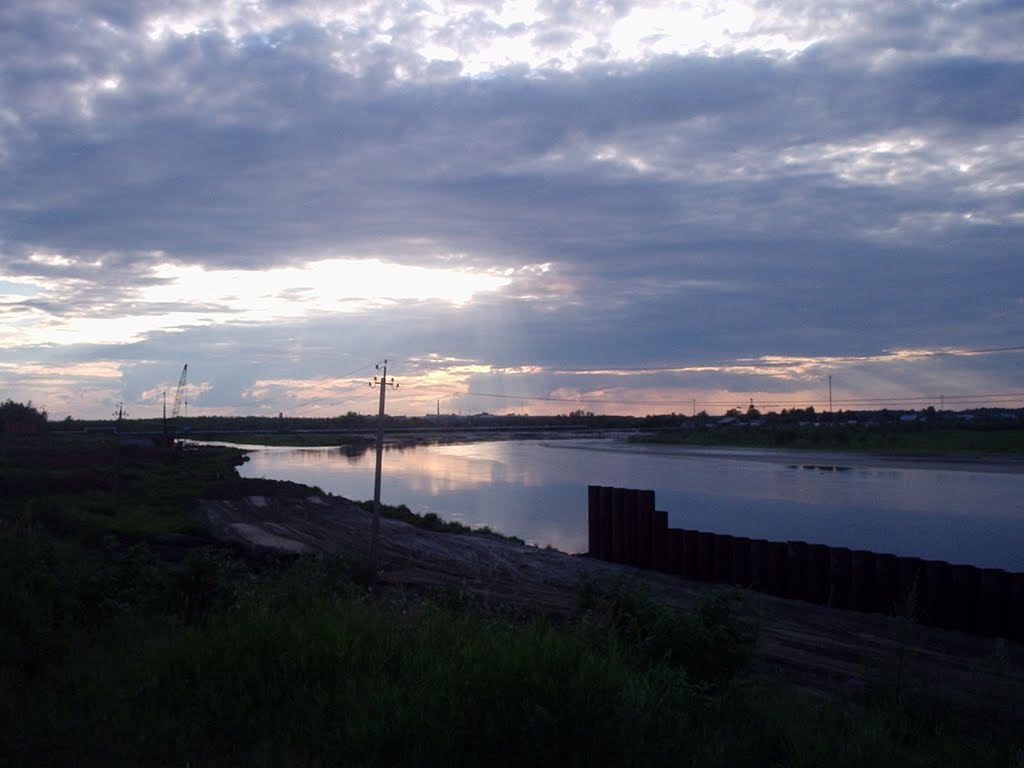 Konda River in Uray