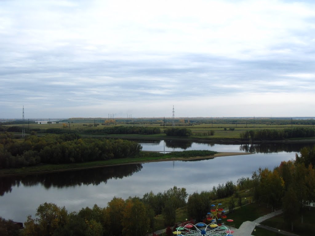 река мега с высоты птичьего полета