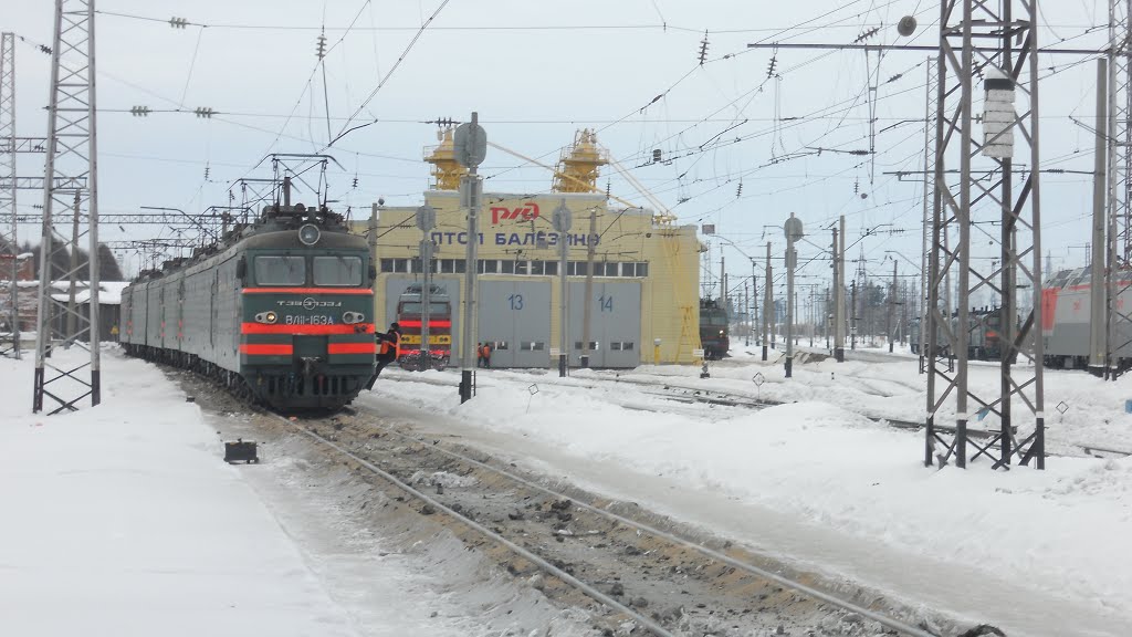 ВЛ11-163(СМЕ) ЧС4Т и другие локомотивы