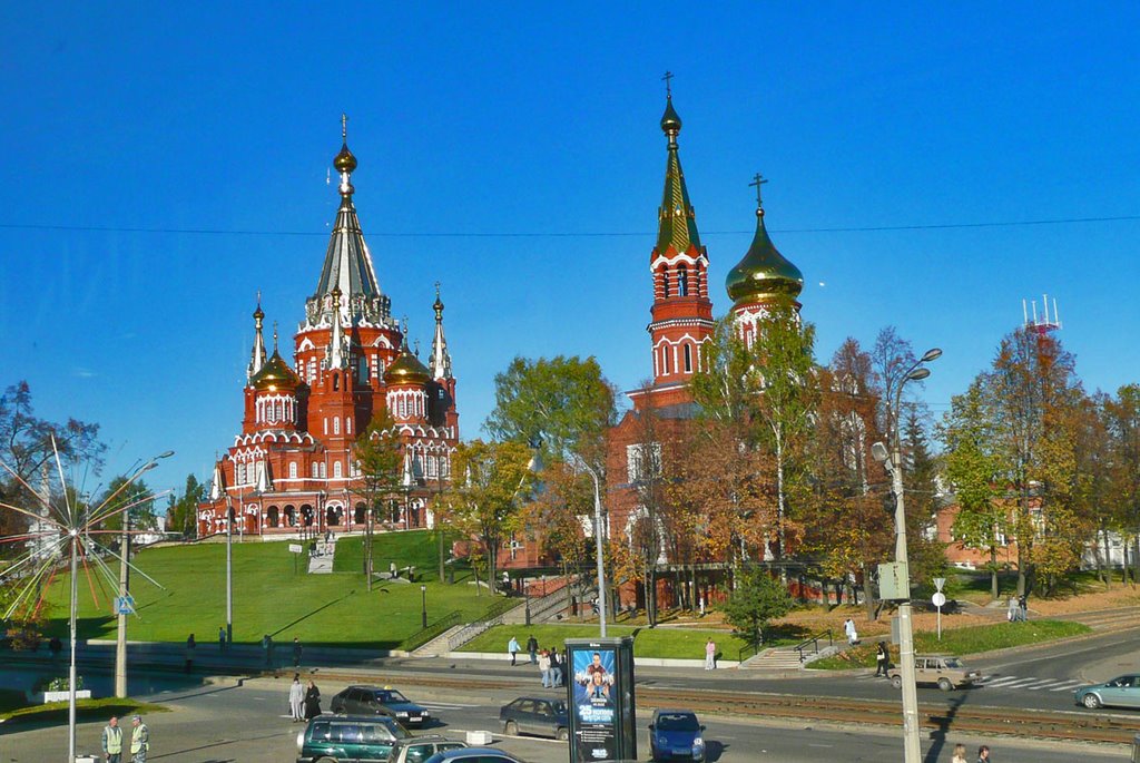 Красная горка, сквер Свято-Михайловского Собора. 2007 год