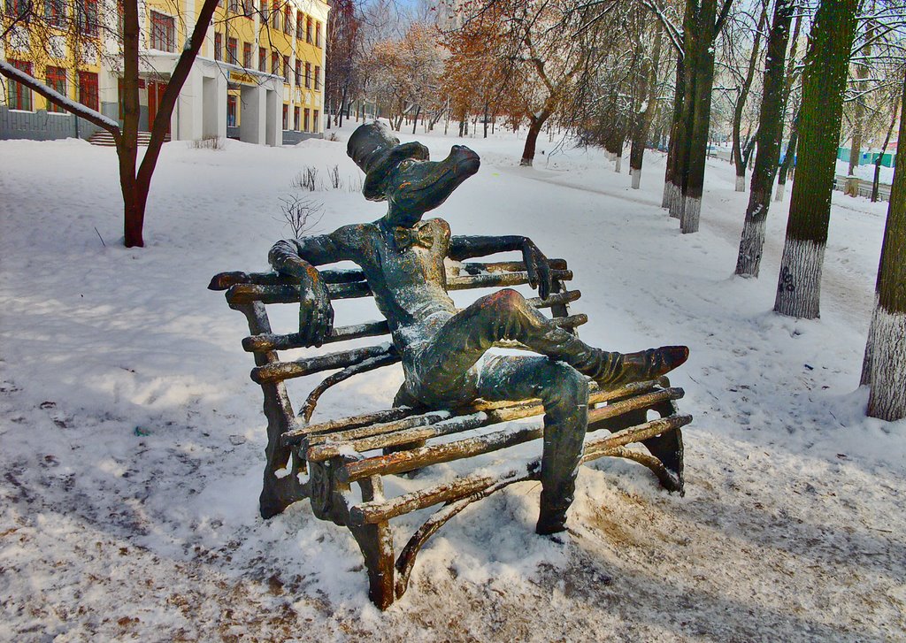 Ижевский Крокодил зимой