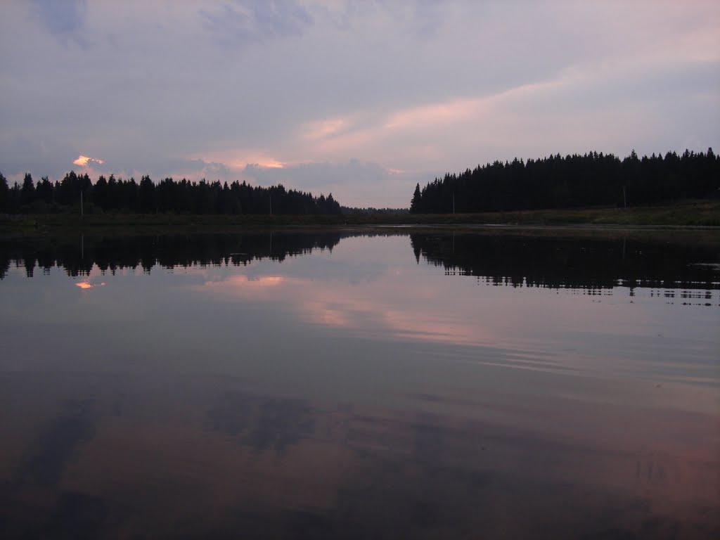 Удмуртия. Красногорский район. с. Красногорское. пруд. Udmurtiya. Krasnogorsk district. c. Krasnohorske. pond.