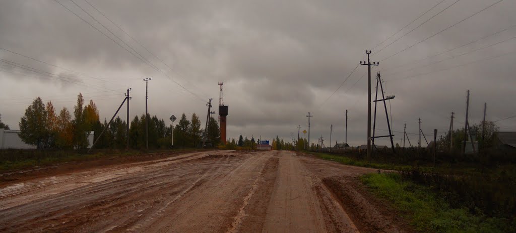 Перед кольцевой развилкой