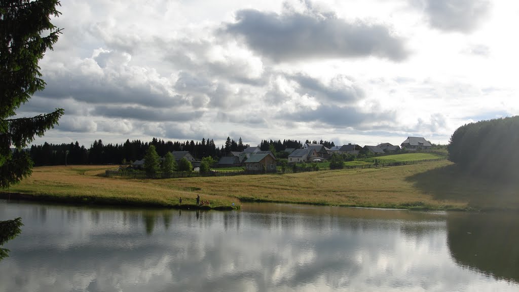 Удмуртская республика. Шарканский район. с. Шаркан. пруд. The Udmurt Republic. Šarkanskij district. c. Šarkan. pond.