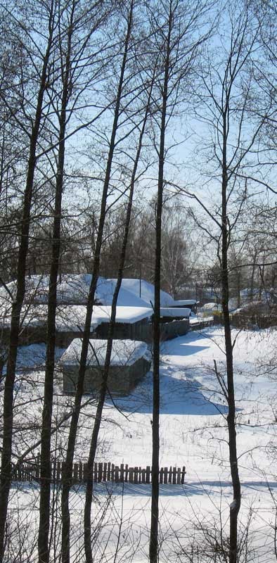 Заснеженные крыши