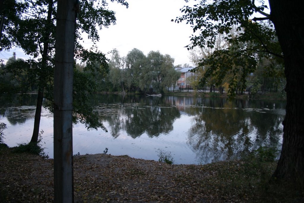 Dimitrovgrad, Ulyanovsk Oblast, Russia - Park alongside a Melekes river branch