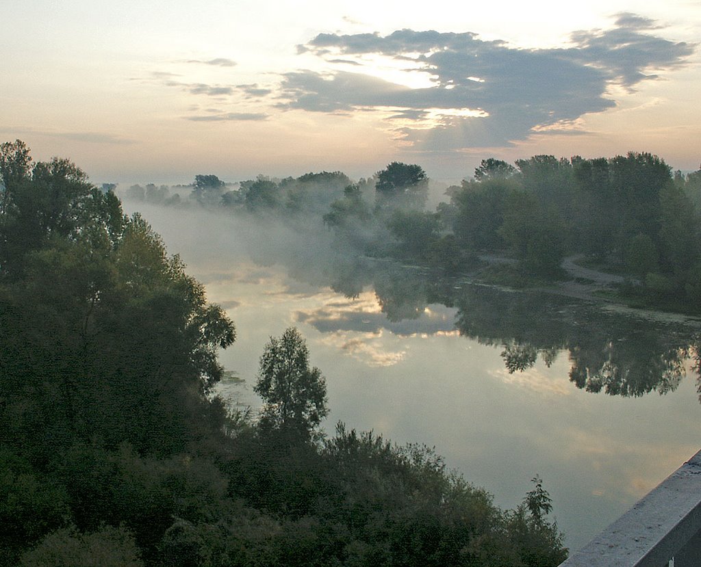 Утренний туман. р.Сок
