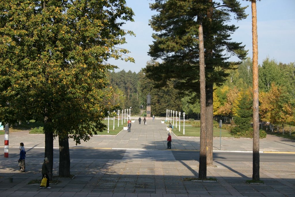 Dimitrov square from the Community Centre, Dimitrovgrad, Russia