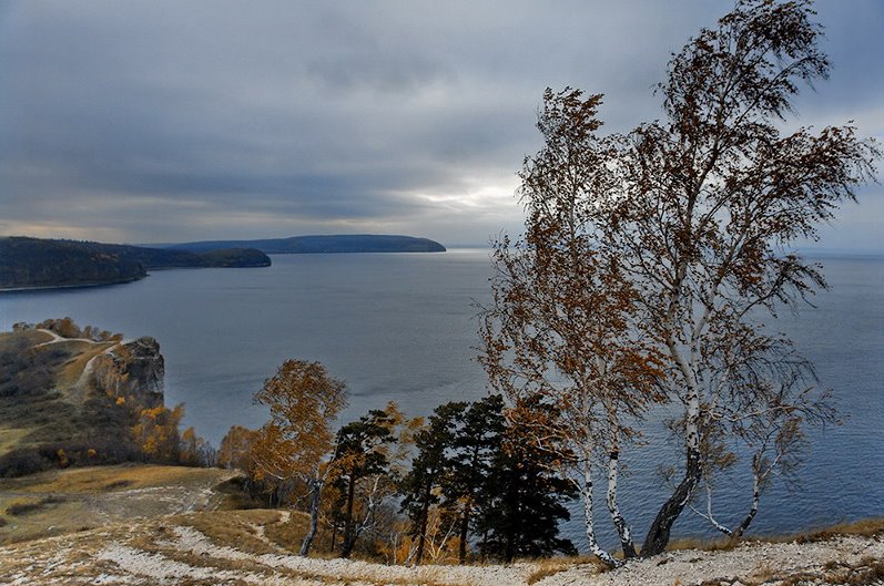 Молодецкий Курган, Куйбышевское водохранилище, Самара, РФ (Molodetskiy barrow, Kuibushevskoe water basin, Samara, the Russian Federation)