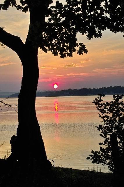 закат на Волге / sunset in the Volga