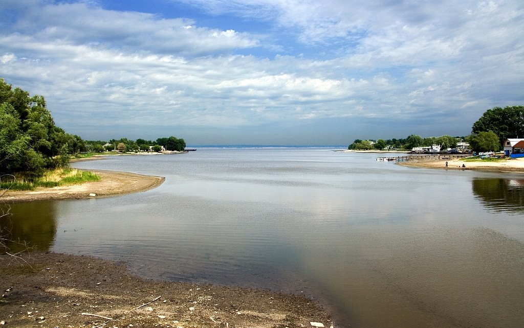 The meeting of two rivers
