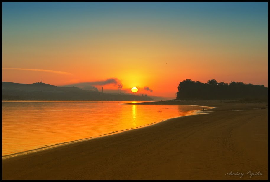 The long-awaited morning sunrise
