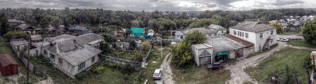 Тереньга. Вид с крыши. HDR