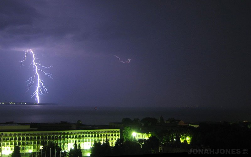 Lightning over Ulyanovsk