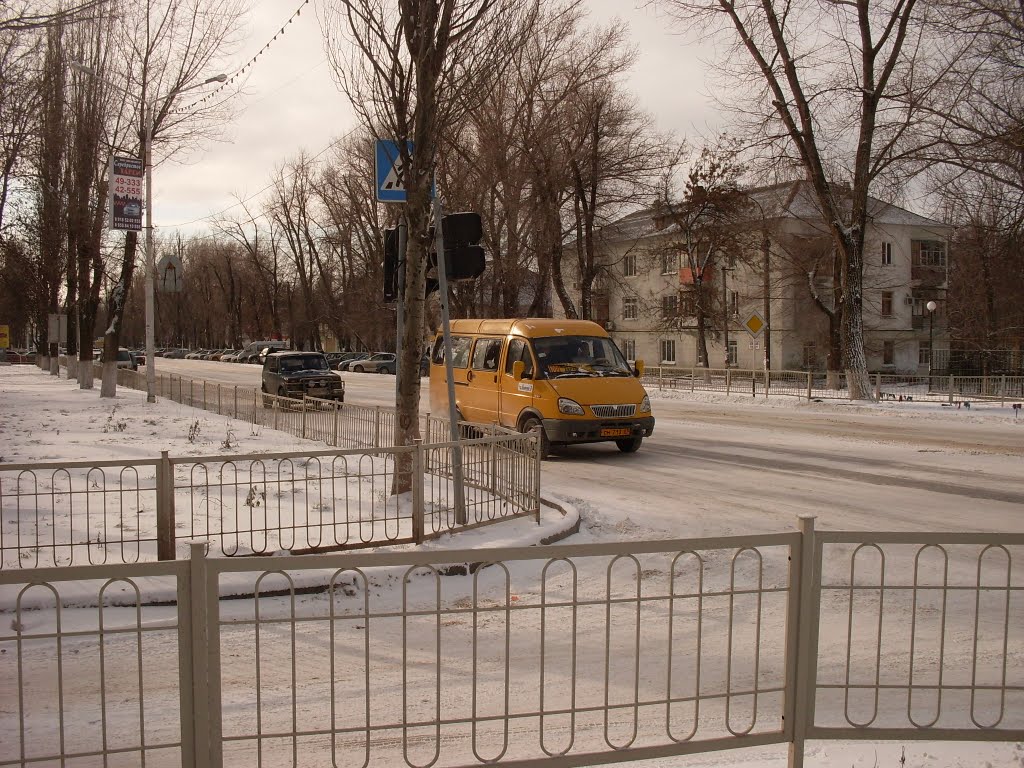 В Аксае зимой.